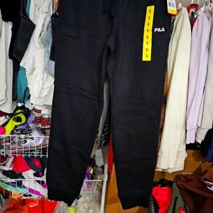 FILA FLEECE JOGGER PANTS WOMEN'S SIZE AVAILABLES BLACK